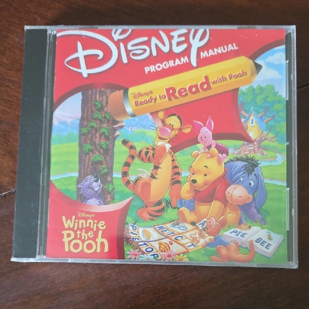 (J40) Disney Learning CD-rom Set - Mickey Mouse and Winnie the Pooh Adventure